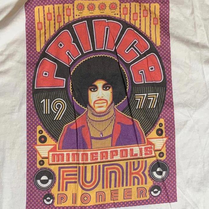 Prince Preowned Xl White Shirt